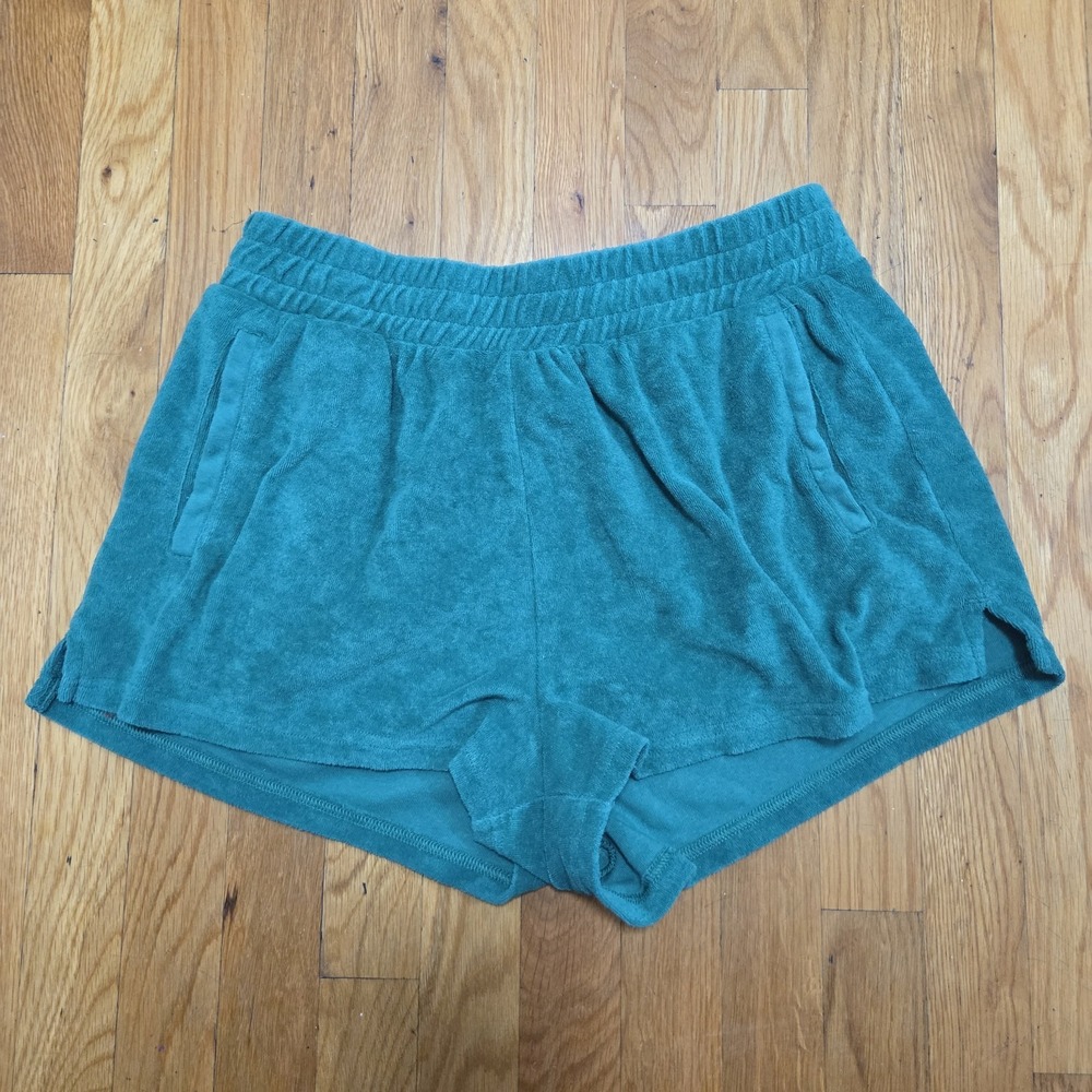 Aerie Offline 2" Burst A Move Terry cloth elastic waist pull on short